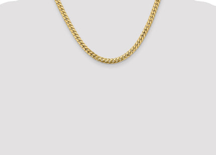 14K Solid Miami Cuban Link with Lobster Clasp Chain (Style DCU180-18)