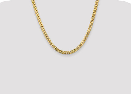 14K Solid Miami Cuban Link Chain with Lobster Clasp (Style DCU180-20)