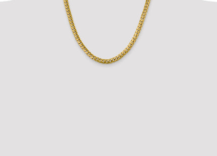 14K Solid Miami Cuban Link with Lobster Clasp Chain (Style DCU200-20)