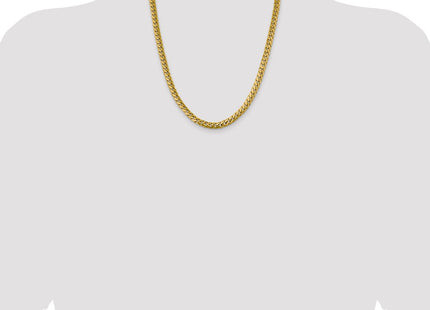 14K Solid Miami Cuban Link Chain with Lobster Clasp (Style DCU200-22)