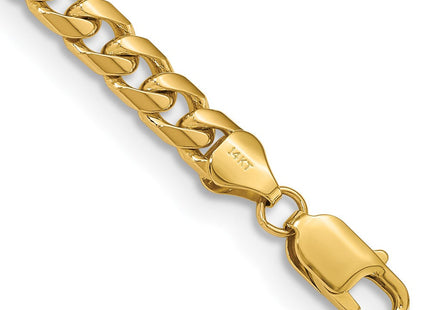 14K gold cuban link bracelet