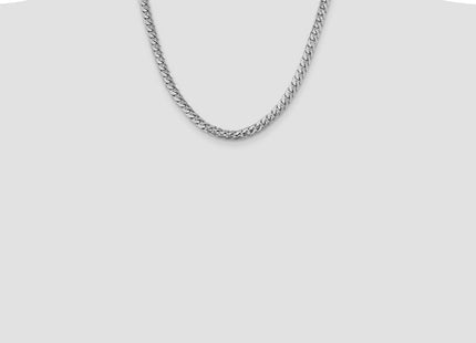 14k WG Solid Miami Cuban Chain (Style DCU200W-20)