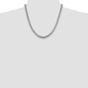 14k WG Solid Miami Cuban Chain (Style DCU200W-20)