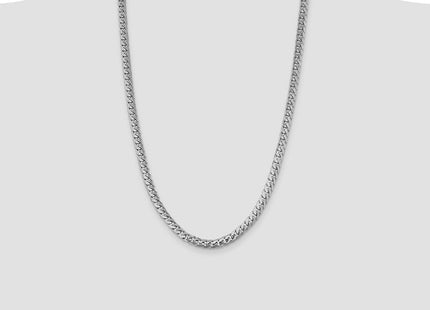 14k WG Solid Miami Cuban Chain (Style DCU200W-26)