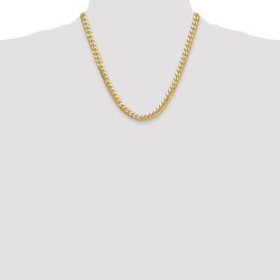 14k Solid Miami Cuban Chain (Style DCU250-20)