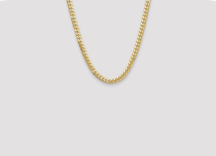 14k Solid Miami Cuban Chain (Style DCU250-22)