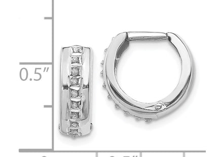 14k White Gold Earrings Style DF140 - Classique Jewelry Inc.