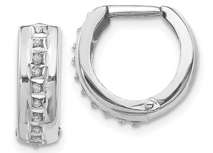 14k White Gold Earrings Style DF140 - Classique Jewelry Inc.