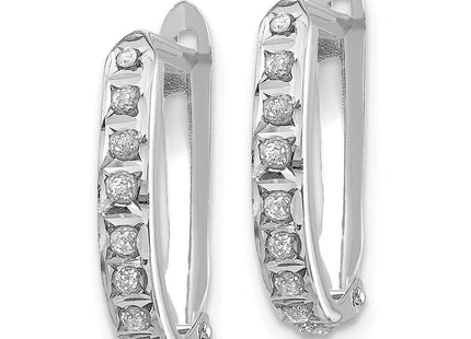 14k White Gold Earrings Style DF141 - Classique Jewelry Inc.