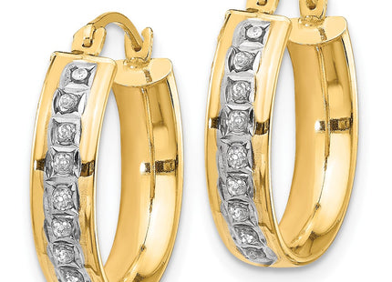14k Yellow Gold Earrings Style DF143 - Classique Jewelry Inc.