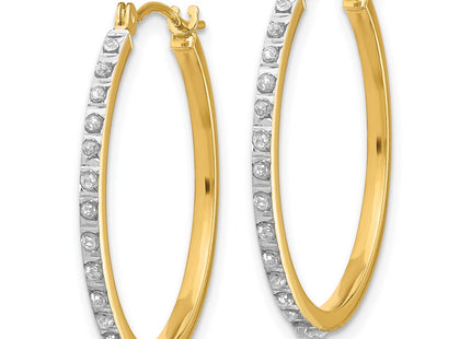 14k Yellow Gold Earrings Style DF149 - Classique Jewelry Inc.