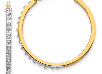 14k Yellow Gold Earrings Style DF149 - Classique Jewelry Inc.