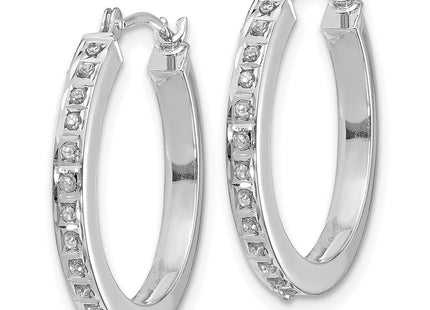 14k White Gold Earrings Style DF229 - Classique Jewelry Inc.