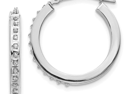 14k White Gold Earrings Style DF229 - Classique Jewelry Inc.