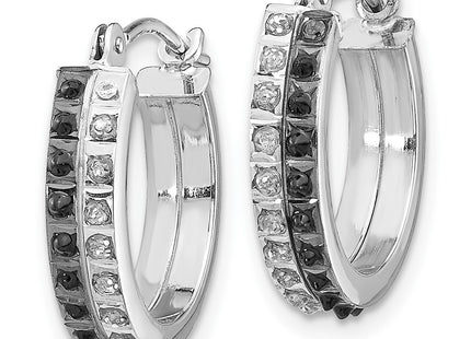 14k White Gold Earrings Style DF253 - Classique Jewelry Inc.