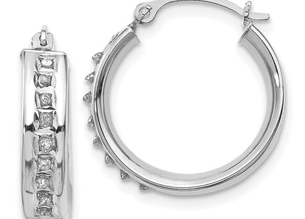 14k White Gold Earrings Style DF254 - Classique Jewelry Inc.