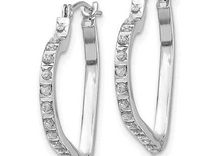 14k White Gold Earrings Style DF259 - Classique Jewelry Inc.