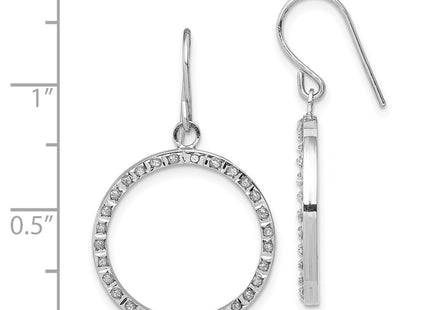 14k White Gold Earrings Style DF321 - Classique Jewelry Inc.