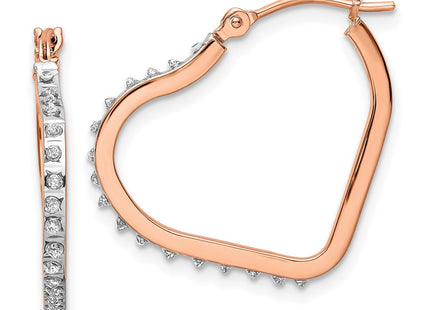 14k Rose Gold Earrings Style DF339 - Classique Jewelry Inc.