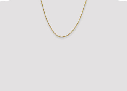 14K Semi Solid Diamond-cut Rope with Lobster Clasp Chain (Style DH014-20)