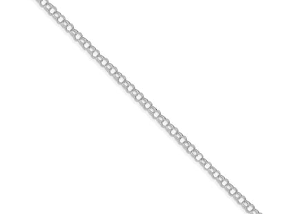 14K white gold bracelet, alternate view