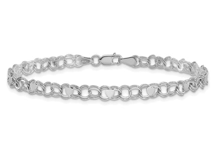 14k White Gold Bracelets Style DO499W - Classique Jewelry Inc.