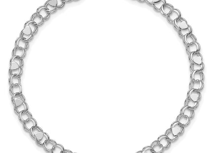 14k White Gold Bracelets Style DO499W - Classique Jewelry Inc.