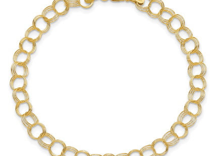14k Yellow Gold Bracelets Style DO530 - Classique Jewelry Inc.