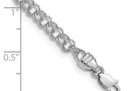 14K white gold bracelet, another view
