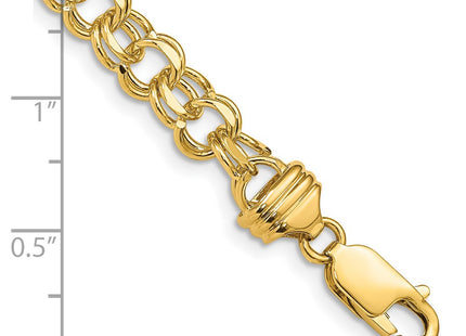14k Yellow Gold Bracelets Style DOH18 - Classique Jewelry Inc.