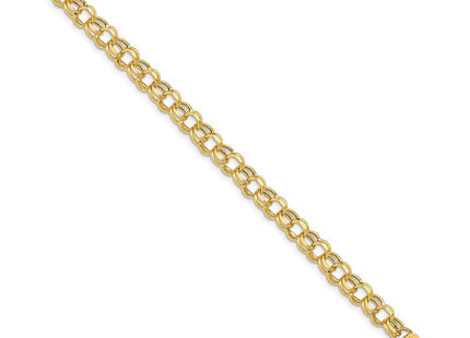 14K white gold bracelet, alternate view