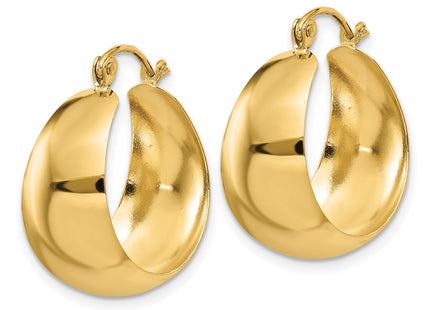 14k Yellow Gold Earrings Style E673 - Classique Jewelry Inc.