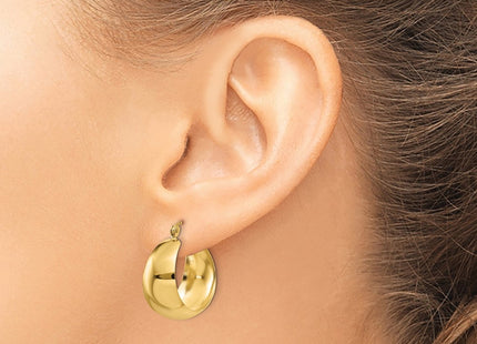 14k Yellow Gold Earrings Style E673 - Classique Jewelry Inc.