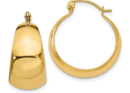 14k Yellow Gold Earrings Style E673 - Classique Jewelry Inc.