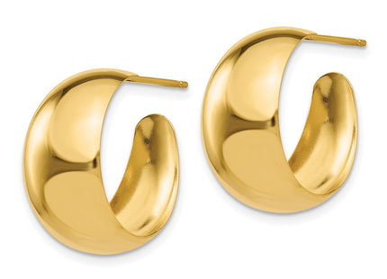 14k Yellow Gold Earrings Style E684 - Classique Jewelry Inc.