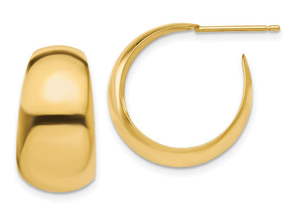 14k Yellow Gold Earrings Style E684 - Classique Jewelry Inc.