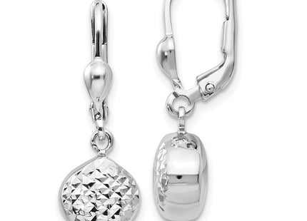 14k White Gold Earrings Style E766 - Classique Jewelry Inc.