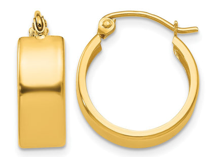 14K gold hoop earrings