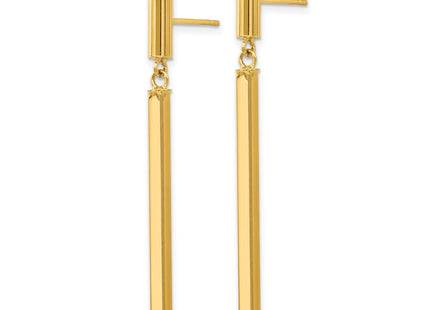 14k Yellow Gold Earrings Style E815 - Classique Jewelry Inc.