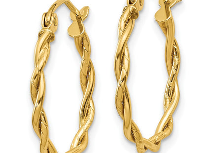 14k Yellow Gold Earrings Style E849 - Classique Jewelry Inc.
