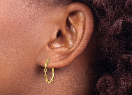 14k Yellow Gold Earrings Style E849 - Classique Jewelry Inc.