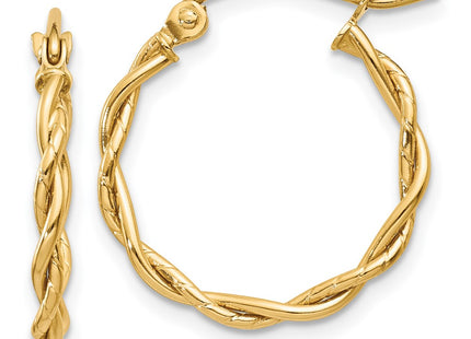 14k Yellow Gold Earrings Style E849 - Classique Jewelry Inc.