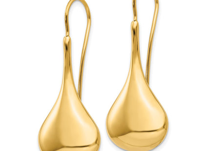 14k Yellow Gold Earrings Style E857 - Classique Jewelry Inc.