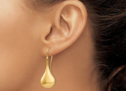 14k Yellow Gold Earrings Style E857 - Classique Jewelry Inc.