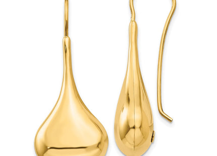 14k Yellow Gold Earrings Style E857 - Classique Jewelry Inc.