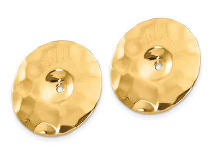 14k Yellow Gold Earrings Style E895J - Classique Jewelry Inc.