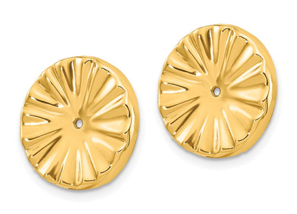 14k Yellow Gold Earrings Style E897J - Classique Jewelry Inc.