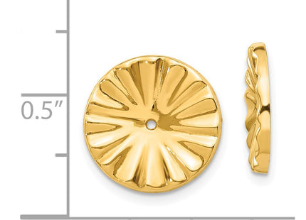 14k Yellow Gold Earrings Style E897J - Classique Jewelry Inc.