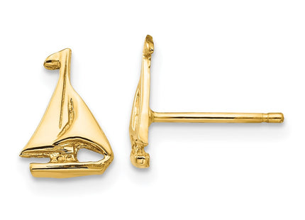 14k Yellow Gold Earrings Style E905 - Classique Jewelry Inc.