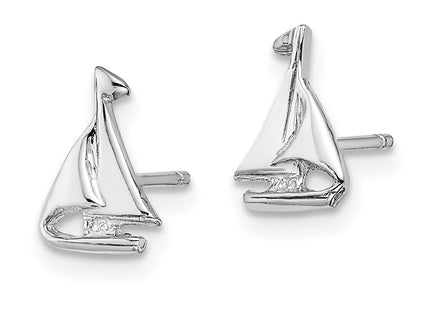 14k White Gold Earrings Style E905W - Classique Jewelry Inc.